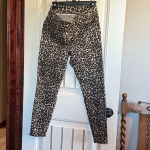 Westbound Leopard  Print Pants  With a Very Flattering Fit.  Like New!